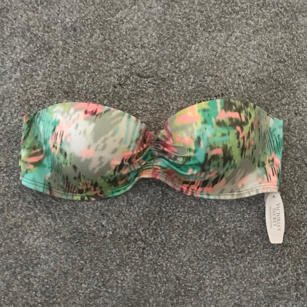 Victoria’s Secret Tropical Bikini Bandeau Top 34C